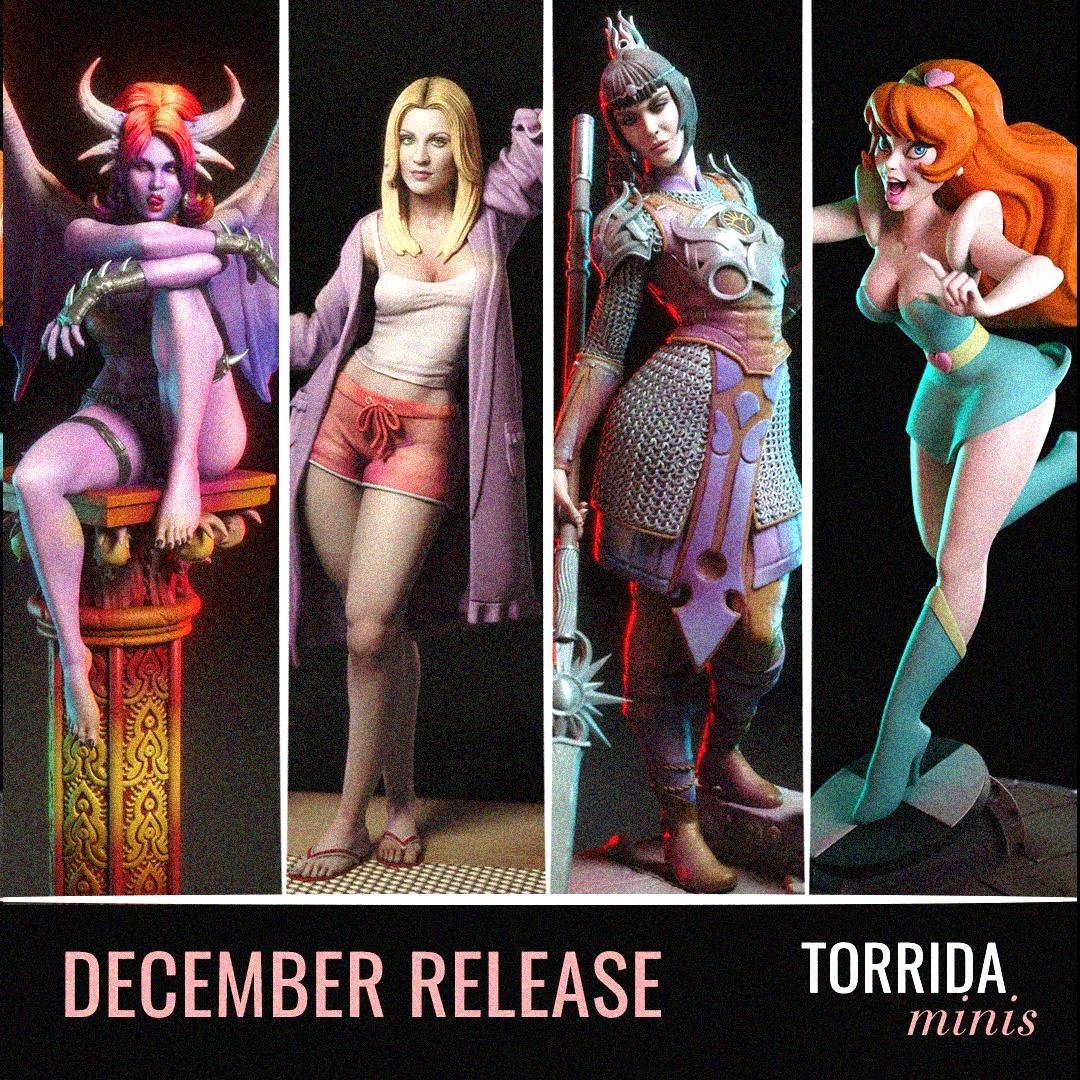 Twin Goddess Miniatures December 2023 Twin Goddess Miniatures  MINISTL 17