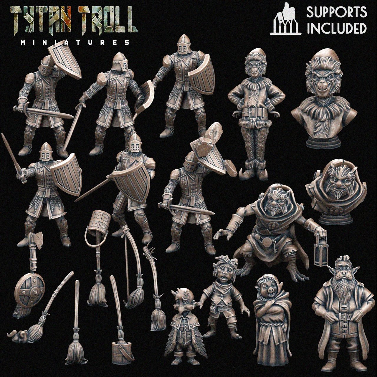 TytanTroll Miniatures December 2023 TytanTroll Miniatures  MINISTL 6