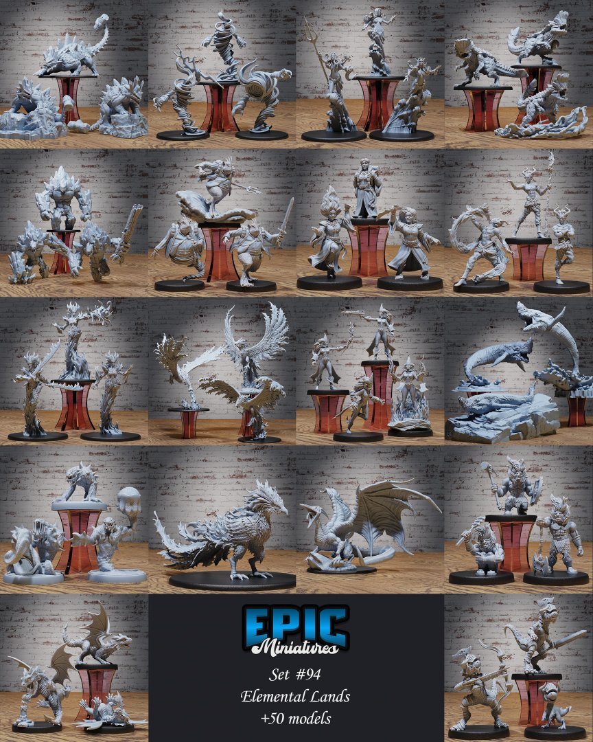 Epic Miniatures January 2024 Epic Miniatures  MINISTL