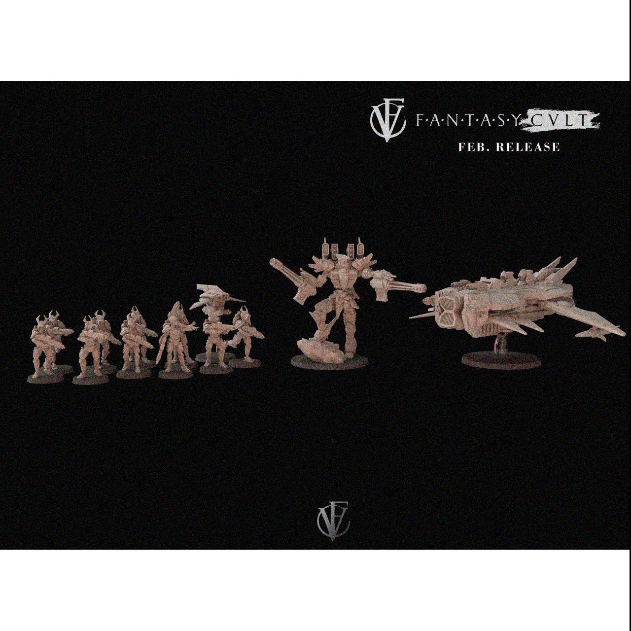 Cult Miniatures February 2024 Fantasy Cult Miniatures  MINISTL