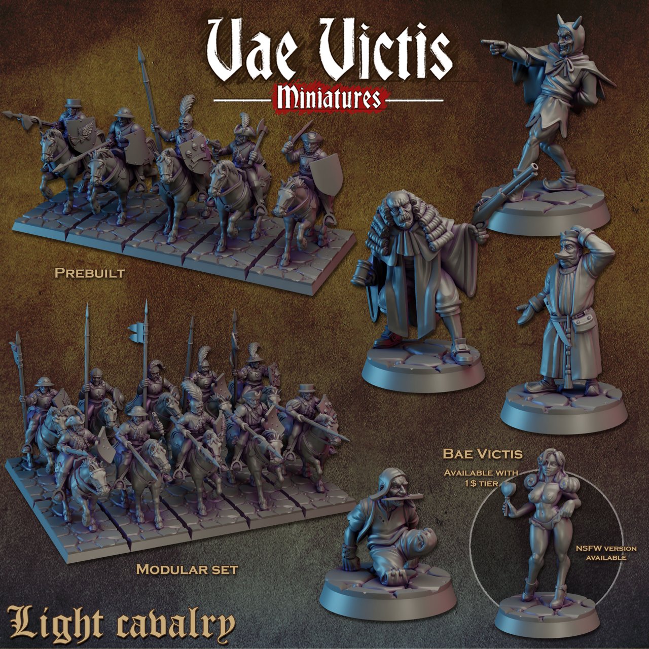 Vae Victis Miniatures February 2024 Vae Victis Miniatures  MINISTL