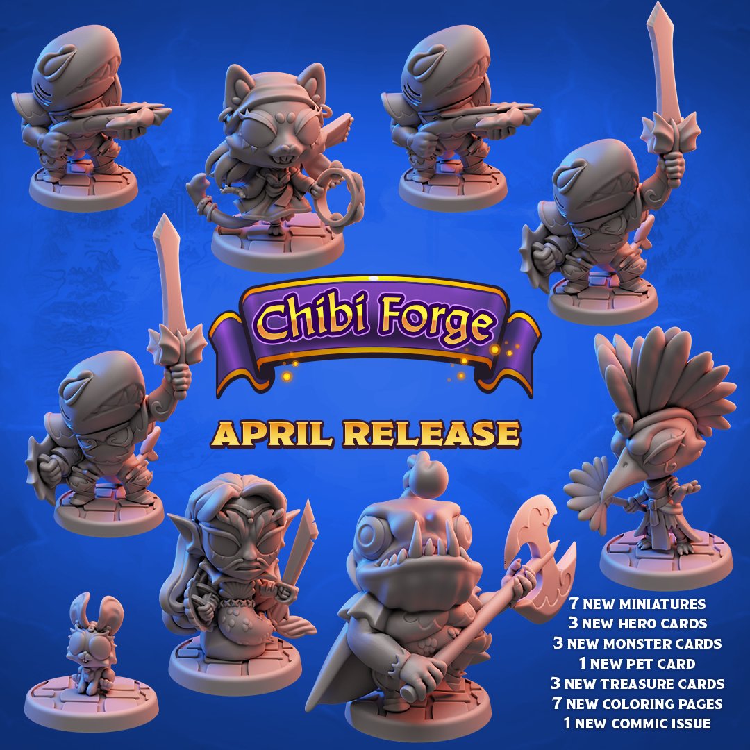 Chibi Forge April 2024 Chibi Forge  MINISTL