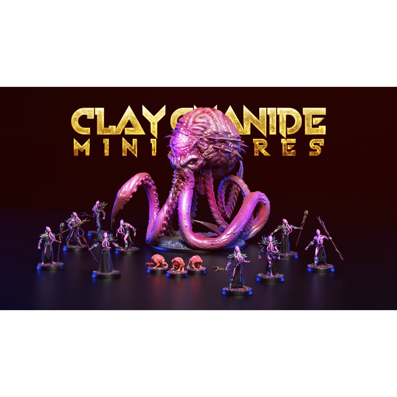 Clay Cyanide Miniatures April 2024 Clay Cyanide Miniatures  MINISTL 7