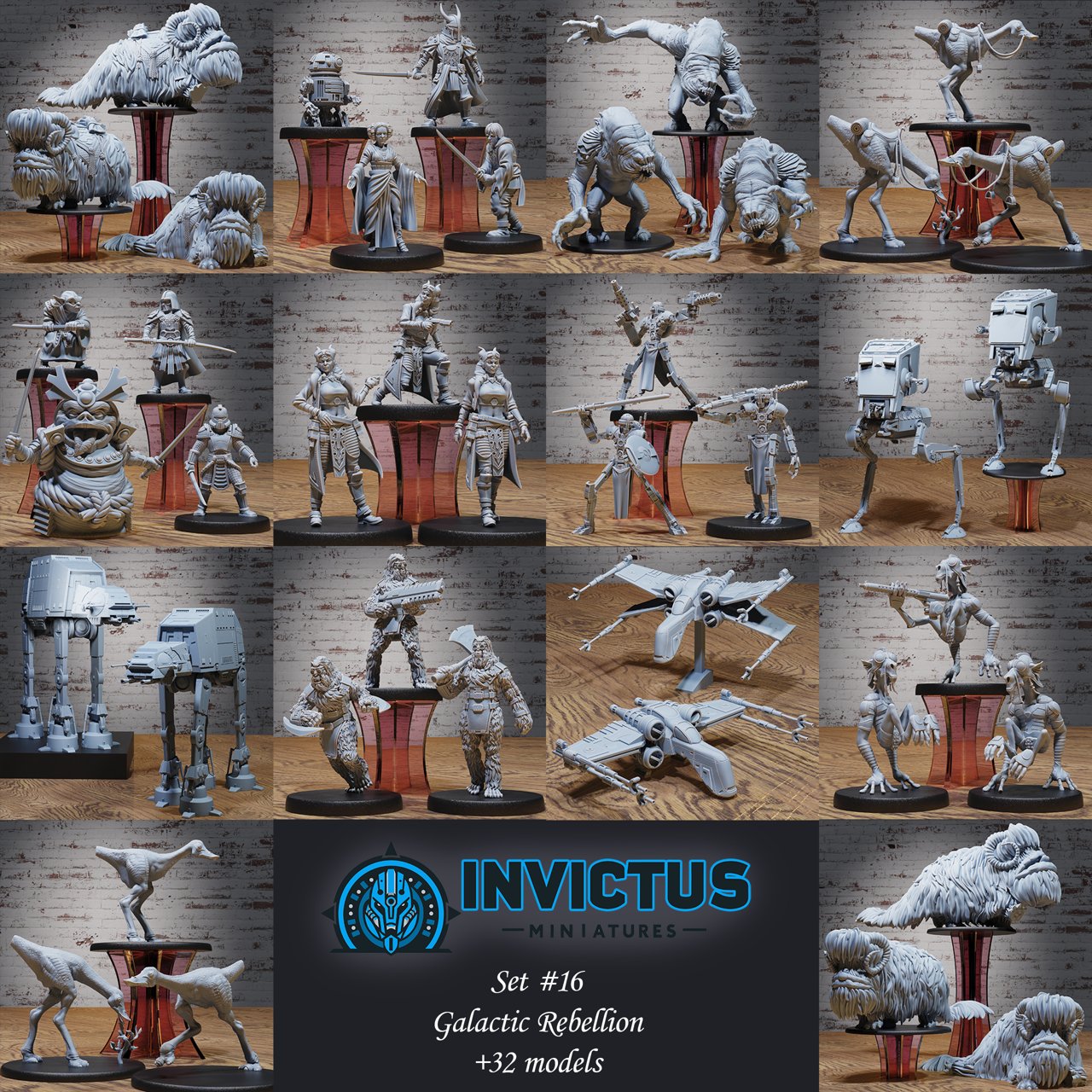 Invictus Miniatures March 2024 Invictus Miniatures  MINISTL