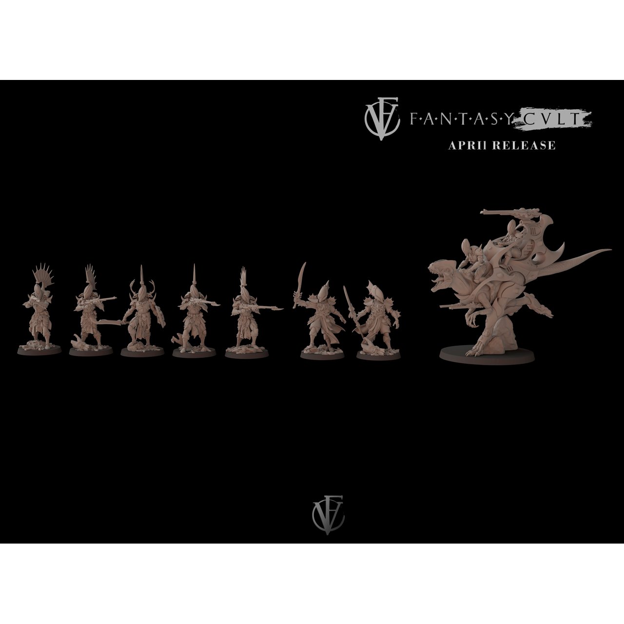 Cult Miniatures April 2024 Fantasy Cult Miniatures  MINISTL 2