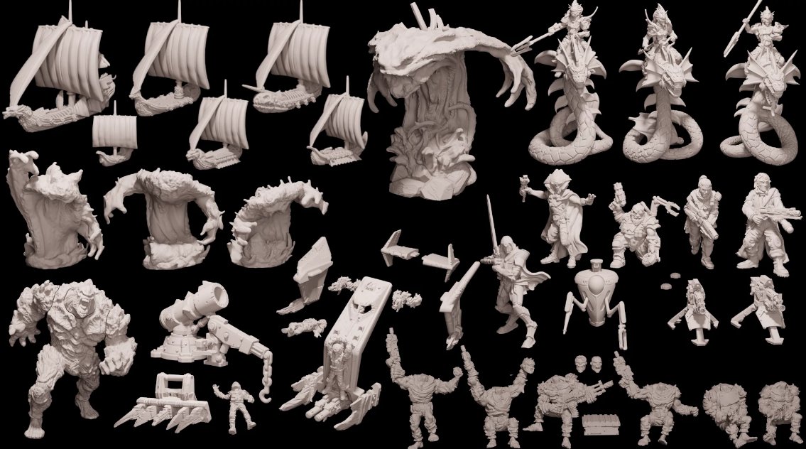 Lost Kingdom Miniatures April 2024 Lost Kingdom Miniatures  MINISTL 4