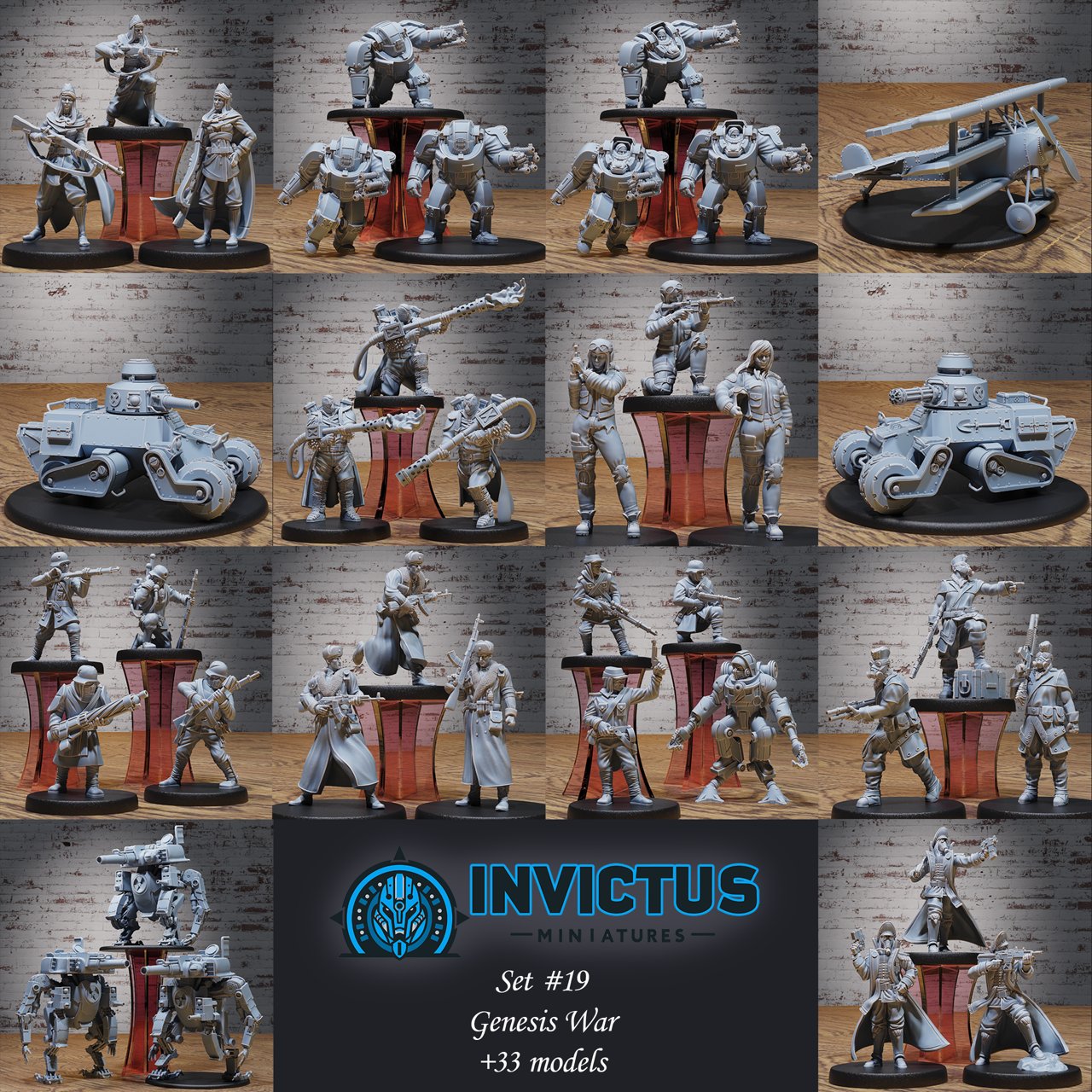 Invictus Miniatures June 2024 Invictus Miniatures  MINISTL