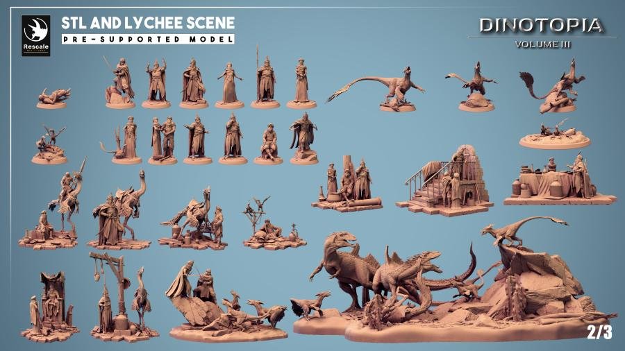 Rescale Miniatures June 2024 Rescale Miniatures  MINISTL 6