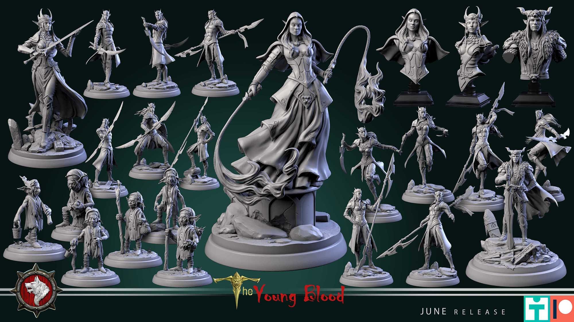 Witchsong Miniatures June 2024 Witchsong Miniatures  MINISTL 5