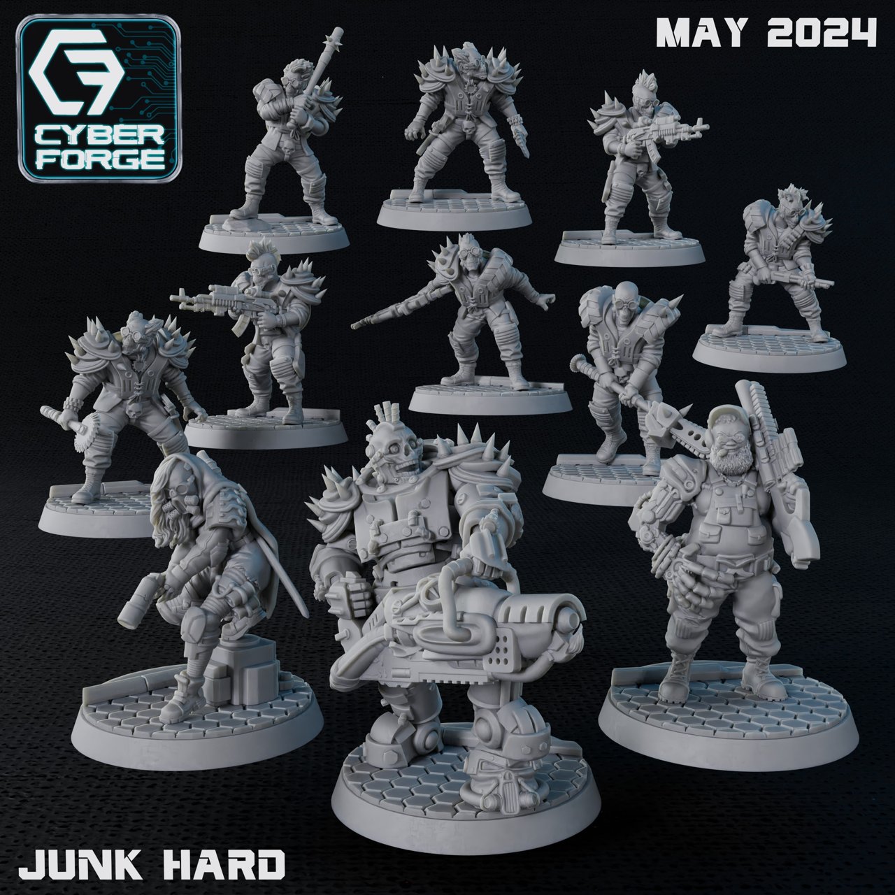 Cyber-Forge Miniatures May 2024 Cyber-Forge Miniatures  MINISTL