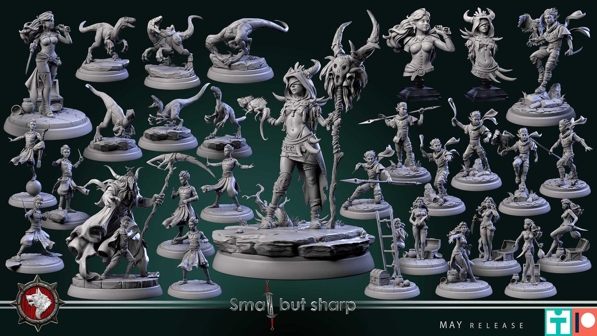 Witchsong Miniatures May 2024 Witchsong Miniatures  MINISTL 7