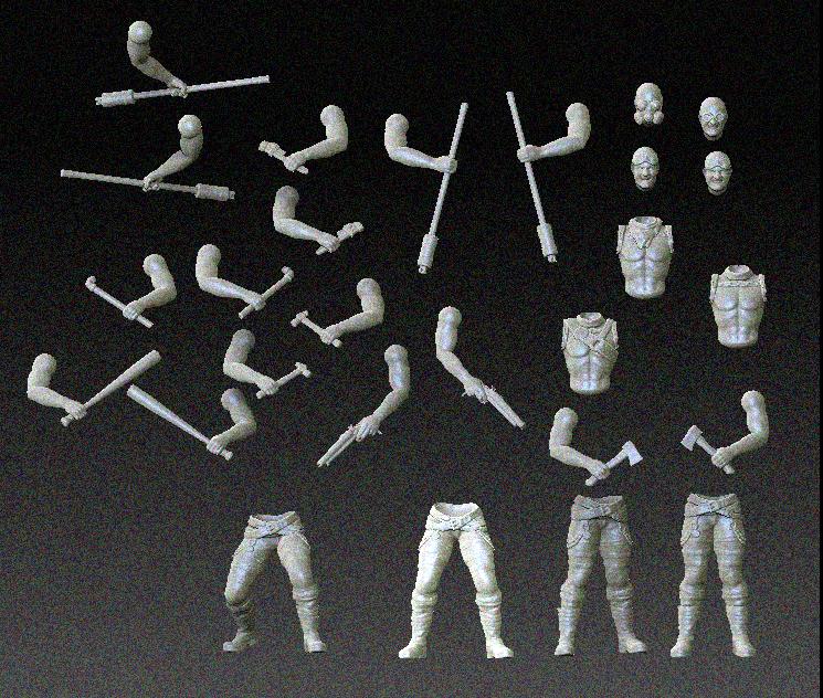 Knucklebones Miniatures July 2024 Knucklebones Miniatures  MINISTL 9