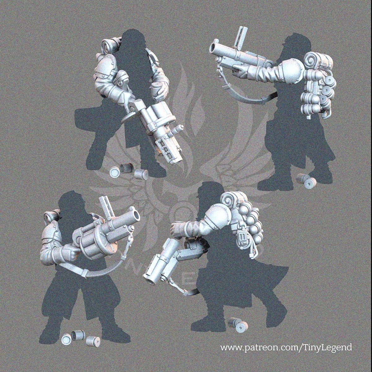 Titan-Forge Miniatures July 2024 Titan-Forge Miniatures  MINISTL 25