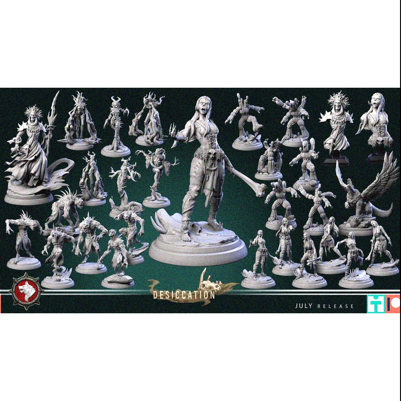 Witchsong Miniatures July 2024 Witchsong Miniatures  MINISTL 5